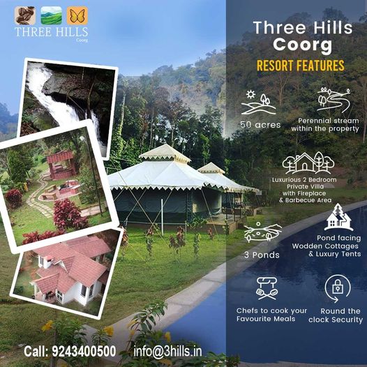 Three Hills Resort in Coorg